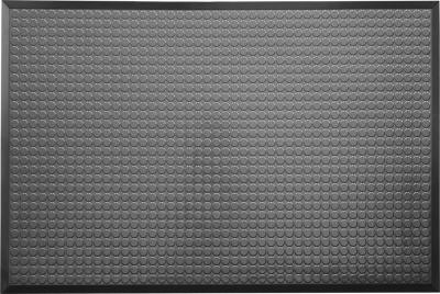 ESD Anti-Fatigue Floor Mat | Infinity Smooth ESD | Black | 60 x 120 cm | Grounding Cord + Snap (15')